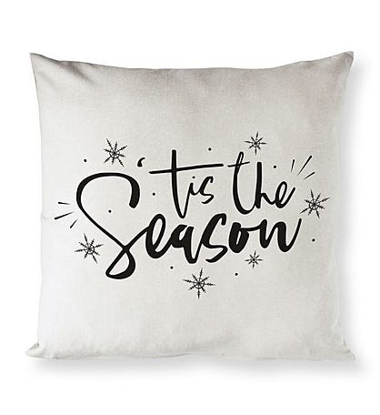 Winter/Holiday Pillow Cover